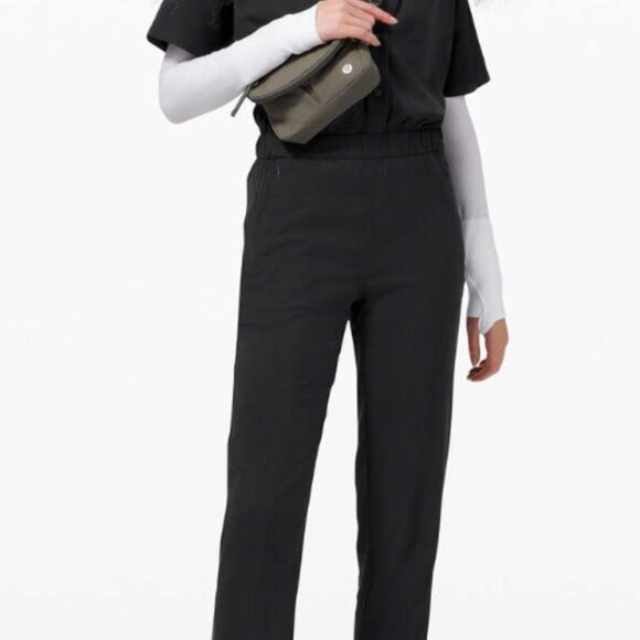 Lululemon Perfectly Poised Jumpsuit Black /Navy - size 4 - Picture 4 of 7